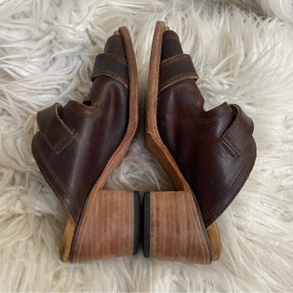 Freebird by Steven Caprice brown leather boho sandals ladies size 8 - Picture 8 of 9